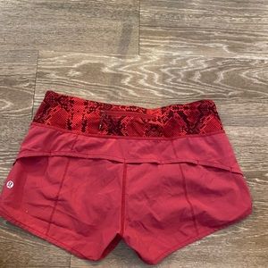 lululemon size 4 speed short 3”